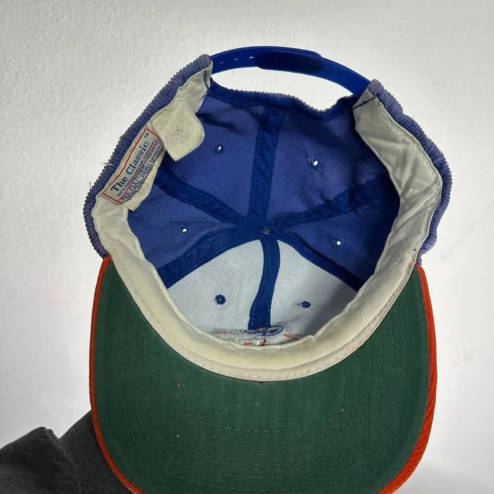 Vintage Corduroy Edmonton Oilers snapback